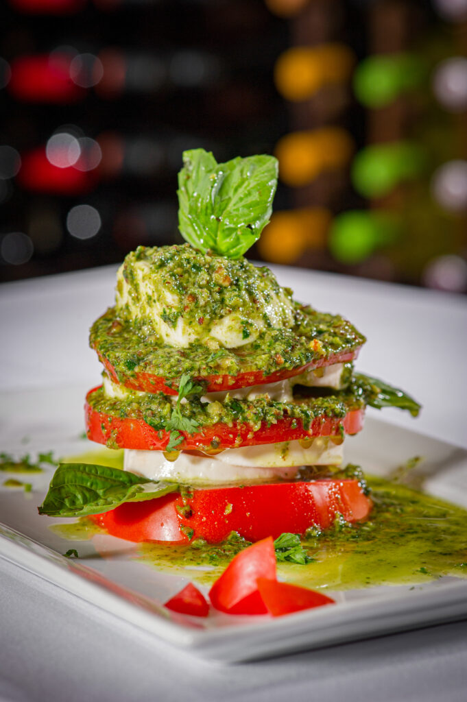 Caprese Salad with Pesto Sauce